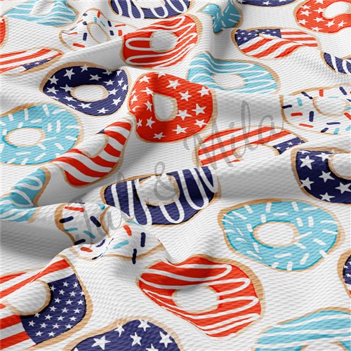 Patriotic 4th of July Liverpool Fabric PT59 TBP102 & Get a Free $89.99 Embroidery Bundle