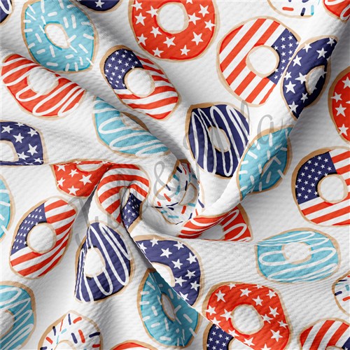 Patriotic 4th of July Liverpool Fabric PT59 TBP102 & Get a Free $89.99 Embroidery Bundle