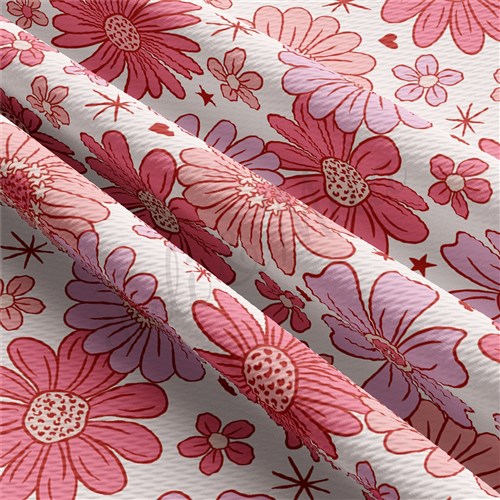 Valentine's Day Liverpool Bullet Textured Stretch Solid Strip Thick Knit Jersey Fabric