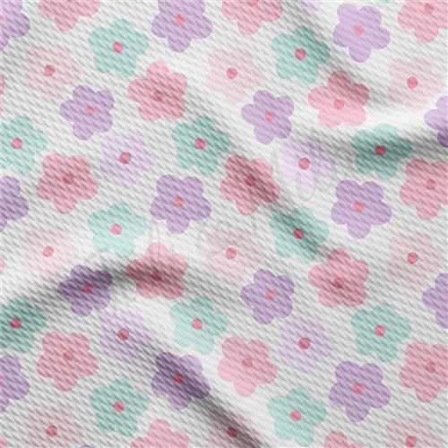 Summer Printed Liverpool Bullet Textured Stretch Solid Strip Thick Knit Jersey Fabric