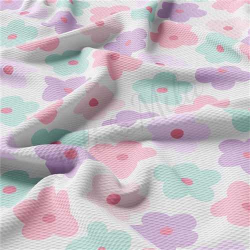 Summer Printed Liverpool Bullet Textured Stretch Solid Strip Thick Knit Jersey Fabric