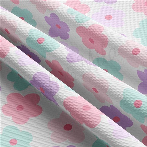 Summer Printed Liverpool Bullet Textured Stretch Solid Strip Thick Knit Jersey Fabric