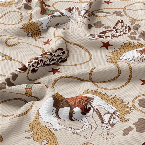 Boho Western Printed Liverpool Fabric AA2197 & Get a Free $89.99 Embroidery Bundle