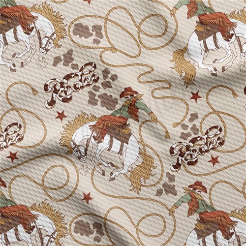 Boho Western Printed Liverpool Fabric AA2197 & Get a Free $89.99 Embroidery Bundle