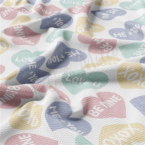 Valentine's Day Liverpool Bullet Textured Stretch Solid Strip Thick Knit Jersey Fabric