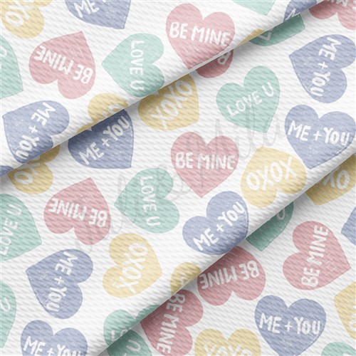 Valentine's Day Liverpool Bullet Textured Stretch Solid Strip Thick Knit Jersey Fabric