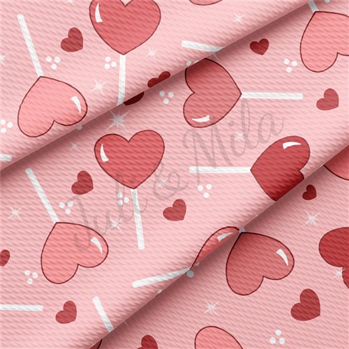 Valentine's Day Liverpool Bullet Textured Stretch Solid Strip Thick Knit Jersey Fabric