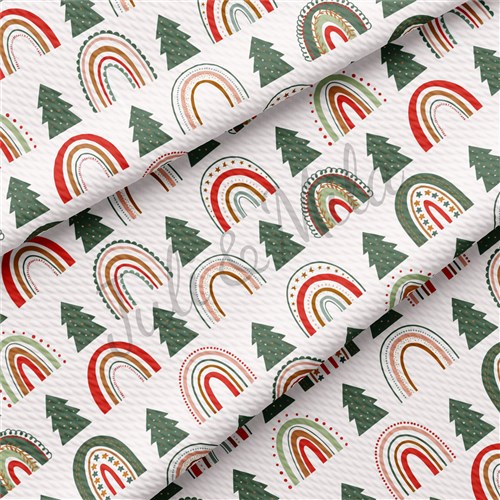 Christmas christmaseries203 Liverpool Bullet Textured Stretch Solid Strip Thick Knit Jersey Fabric