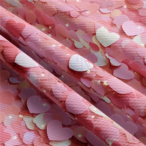 Valentine's Day Liverpool Bullet Textured Stretch Solid Strip Thick Knit Jersey Fabric