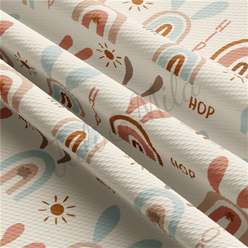 Easter East91 TBP101 Liverpool Bullet Textured Stretch Solid Strip Thick Knit Jersey Fabric