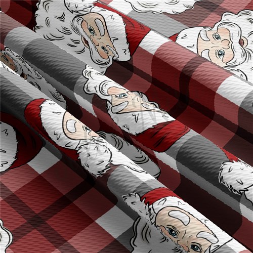 Christmas Printed Liverpool Bullet Textured Stretch Solid Strip Thick Knit Jersey Fabric