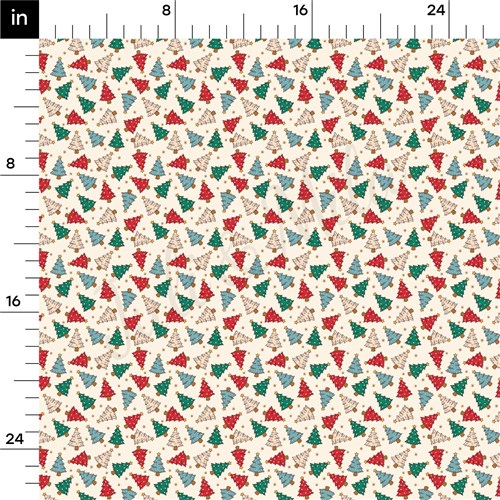 Christmas Printed Liverpool Fabric flower AA1860 & Get a Free $89.99 Embroidery Bundle