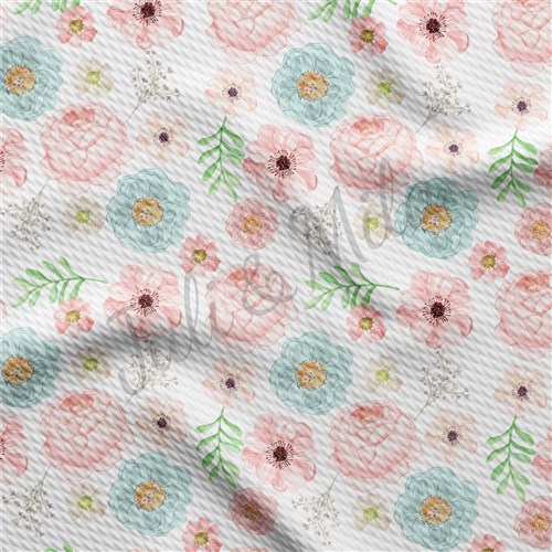 Easter76 Liverpool Bullet Textured Stretch Solid Strip Thick Knit Jersey Fabric