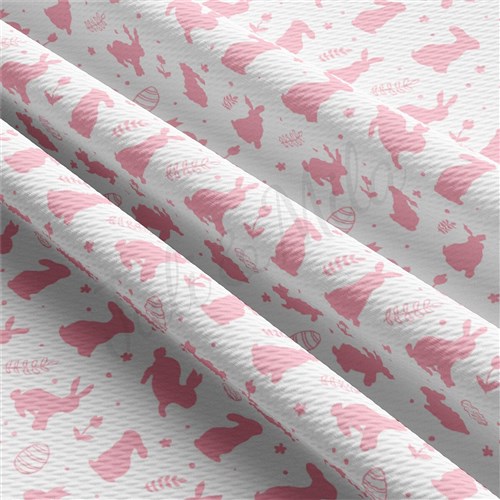 Easter AA2338 Liverpool Bullet Textured Stretch Solid Strip Thick Knit Jersey Fabric