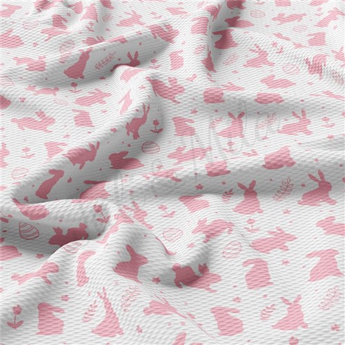 Easter AA2338 Liverpool Bullet Textured Stretch Solid Strip Thick Knit Jersey Fabric