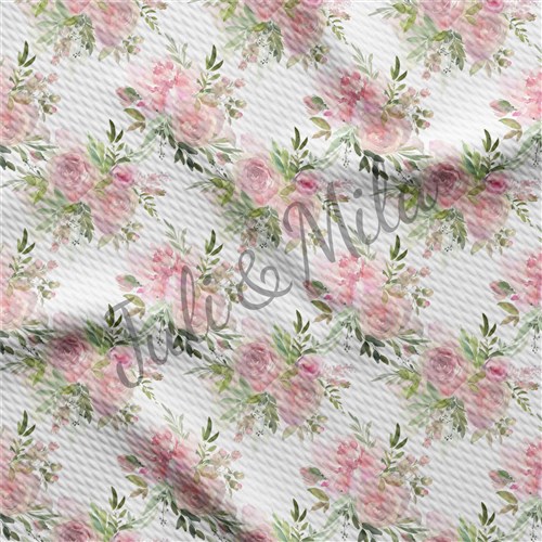 Printed Floral Liverpool Fabric Bow Floral (F19) & Get a Free $89.99 Embroidery Bundle