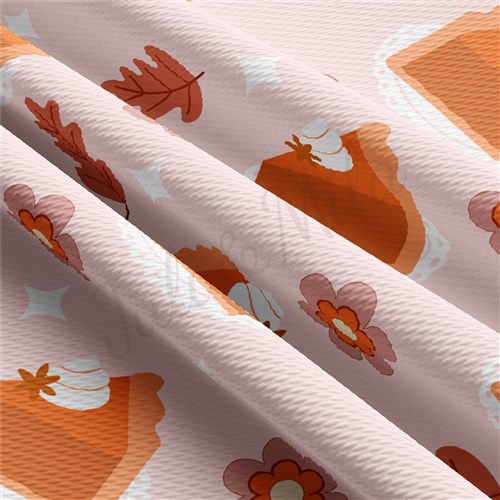 Fall Thanksgiving Pumpkin Printed Liverpool AA1619 & Get a Free $89.99 Embroidery Bundle