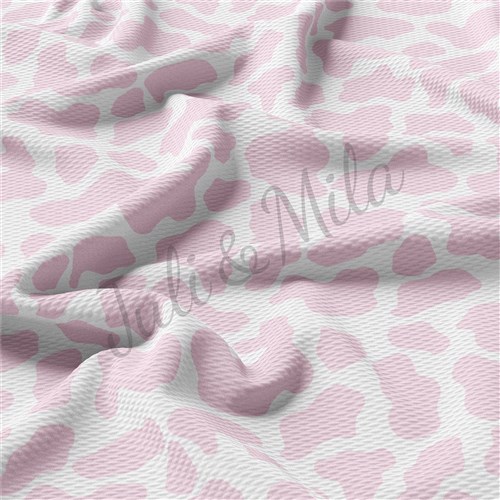 Pink Cow Printed Liverpool Fabric (spot2) & Get a Free $89.99 Embroidery Bundle