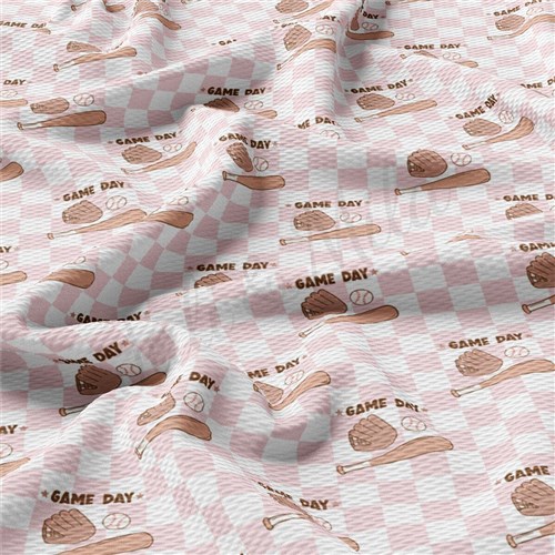 Baseball AA2388 Liverpool Bullet Textured Stretch Solid Strip Thick Knit Jersey Fabric