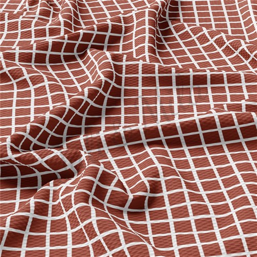 Printed Liverpool Bullet Textured Stretch Solid Strip Thick Knit Jersey Fabric