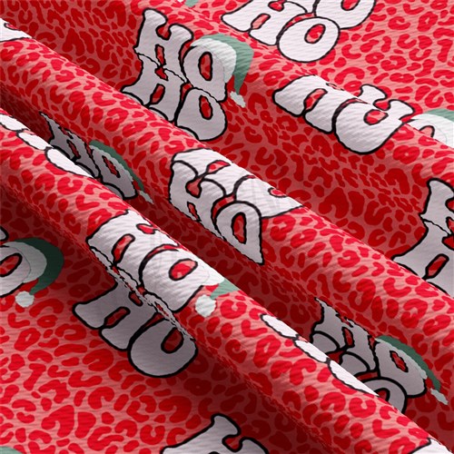 Christmas Christmas Liverpool Bullet Textured Stretch Solid Strip Thick Knit Jersey Fabric