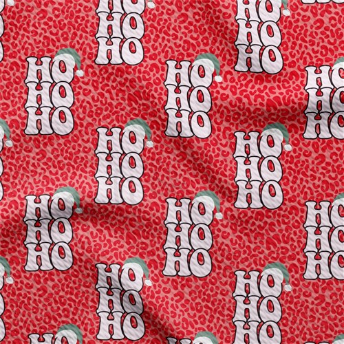 Christmas Christmas Liverpool Bullet Textured Stretch Solid Strip Thick Knit Jersey Fabric