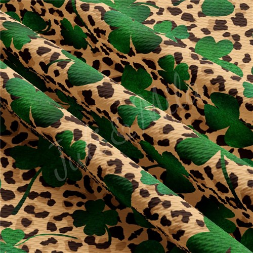 St. Patrick's Day Patrick22 Liverpool Bullet Textured Stretch Solid Strip Thick Knit Jersey Fabric