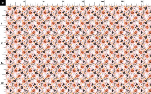 Fall Pumpkin Printed Fabric AA1748 & Get a Free $89.99 Embroidery Bundle