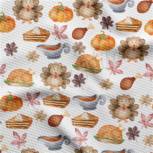 Thanksgiving Turkey Autumn Fall Pumpkin  AA417 & Get a Free $89.99 Embroidery Bundle