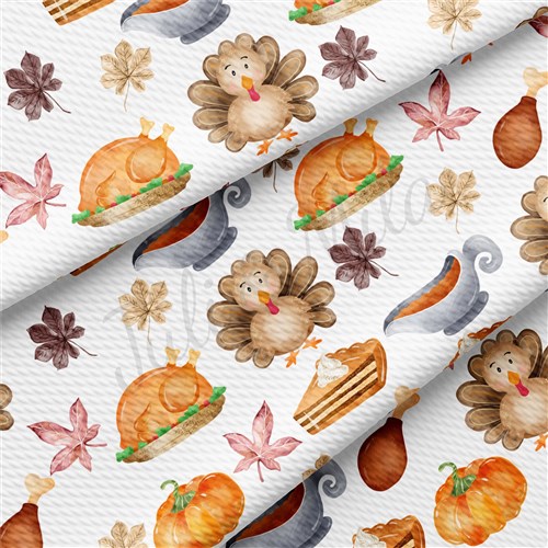 Thanksgiving Turkey Autumn Fall Pumpkin  AA417 & Get a Free $89.99 Embroidery Bundle
