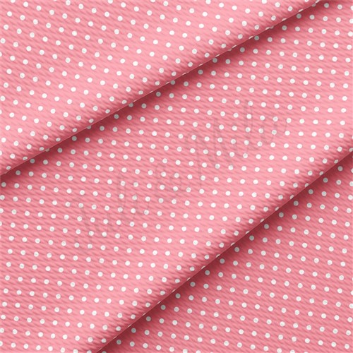AA2407 Polka Dot Liverpool Bullet Textured Stretch Solid Strip Thick Knit Jersey Fabric