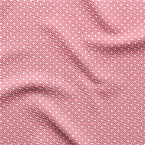 AA2407 Polka Dot Liverpool Bullet Textured Stretch Solid Strip Thick Knit Jersey Fabric
