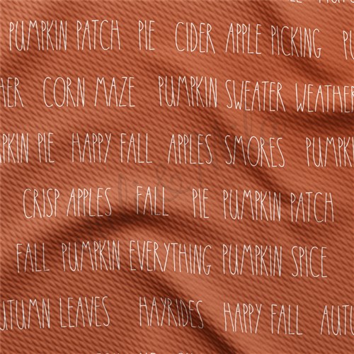 Pumpkin Fall Liverpool Bullet Textured Stretch Solid Strip Thick Knit Jersey Fabric