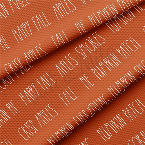 Pumpkin Fall Liverpool Bullet Textured Stretch Solid Strip Thick Knit Jersey Fabric