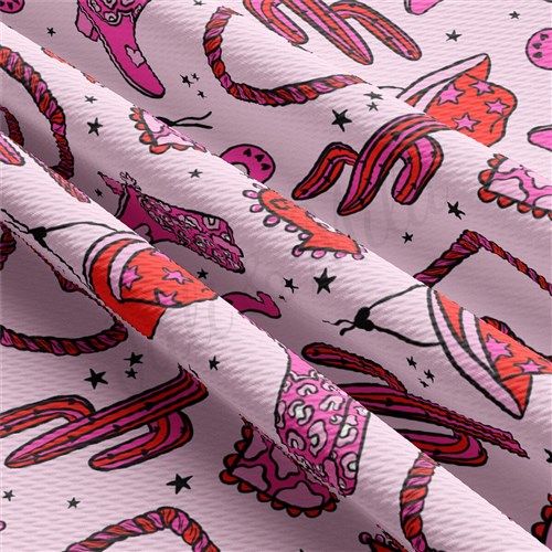 Valentine's Day Liverpool Bullet Textured Stretch Solid Strip Thick Knit Jersey Fabric