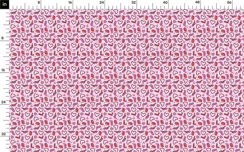 Valentine's Day Liverpool Bullet Textured Stretch Solid Strip Thick Knit Jersey Fabric
