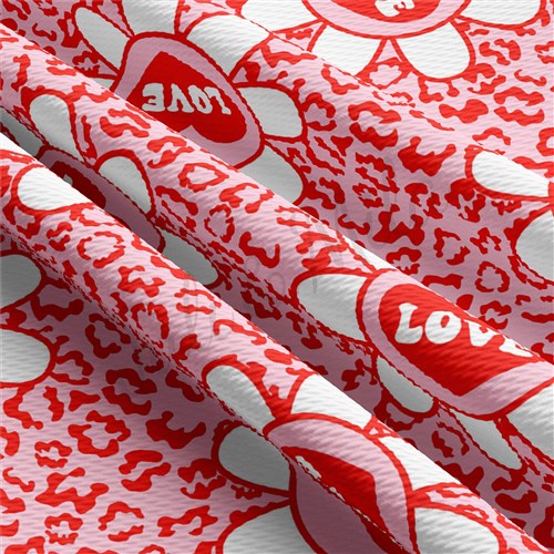 Valentine's Day Liverpool Bullet Textured Stretch Solid Strip Thick Knit Jersey Fabric