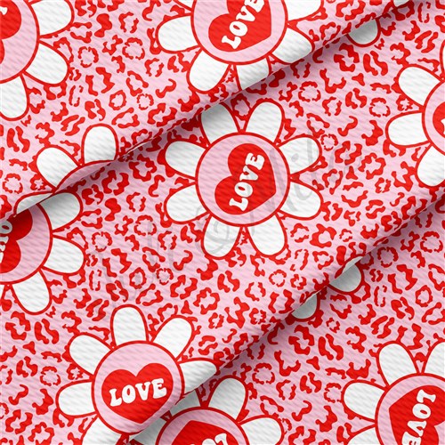 Valentine's Day Liverpool Bullet Textured Stretch Solid Strip Thick Knit Jersey Fabric