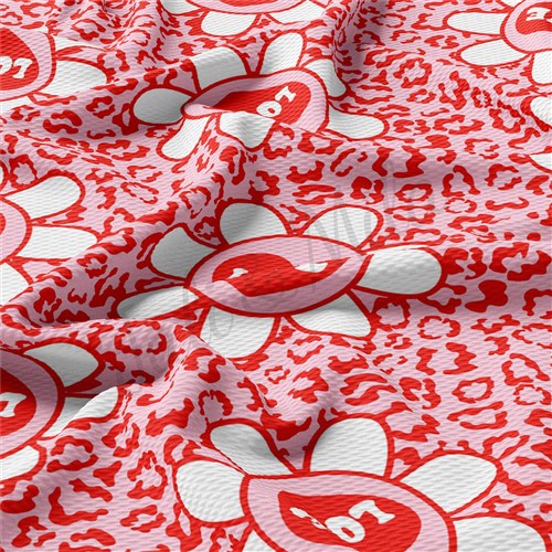 Valentine's Day Liverpool Bullet Textured Stretch Solid Strip Thick Knit Jersey Fabric