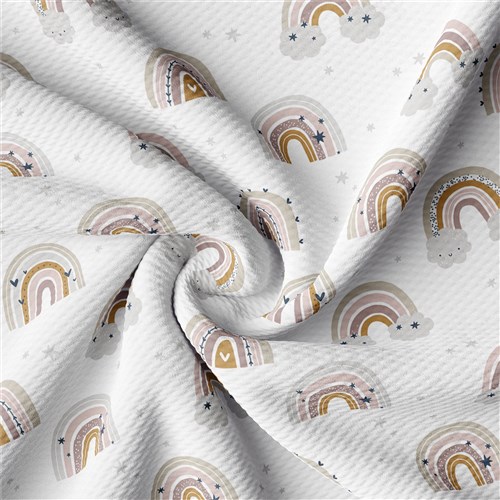 Printed Liverpool 4 Way Fabric for Bows Rainbow5 & Get a Free $89.99 Embroidery Bundle