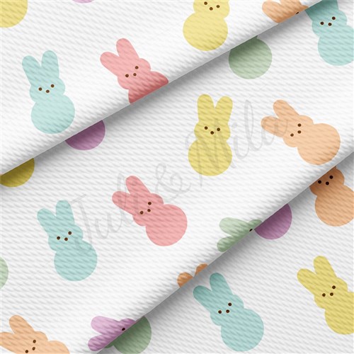 Easter AA2370 Liverpool Bullet Textured Stretch Solid Strip Thick Knit Jersey Fabric