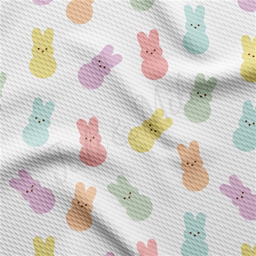 Easter AA2370 Liverpool Bullet Textured Stretch Solid Strip Thick Knit Jersey Fabric