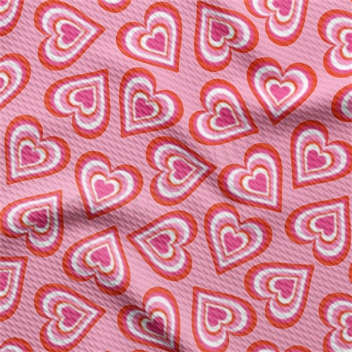Valentine's Day Liverpool Bullet Textured Stretch Solid Strip Thick Knit Jersey Fabric