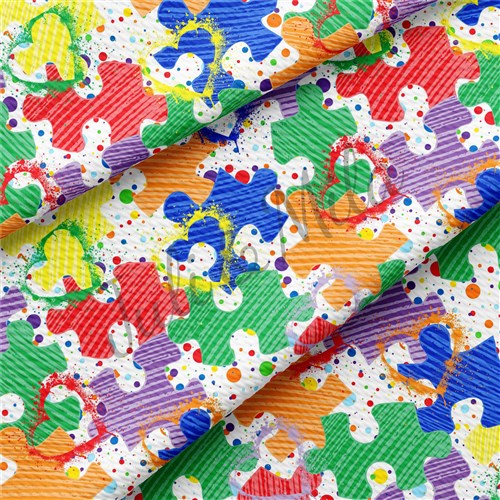 Puzzle Autism Awareness Printed Liverpool AA332 & Get a Free $89.99 Embroidery Bundle