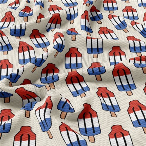 Patriotic 4th of July Printed Liverpool Fabric AA359 & Get a Free $89.99 Embroidery Bundle