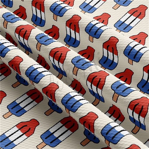Patriotic 4th of July Printed Liverpool Fabric AA359 & Get a Free $89.99 Embroidery Bundle