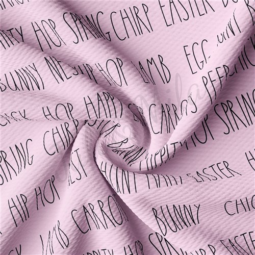 Easter East99 TBP101 Liverpool Bullet Textured Stretch Solid Strip Thick Knit Jersey Fabric