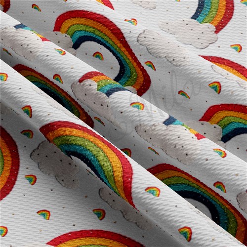 Embroidery Printed Liverpool Bullet Textured Stretch Solid Strip Thick Knit Jersey Fabric