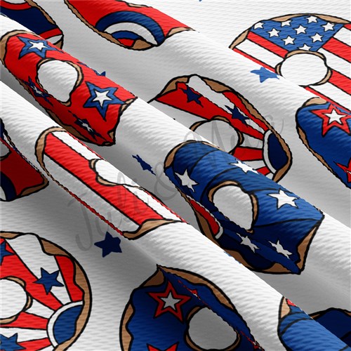 4th of July Patriotic USA Liverpool Flag American Donuts TBP102 PT83 & Get a Free $89.99 Embroidery Bundle