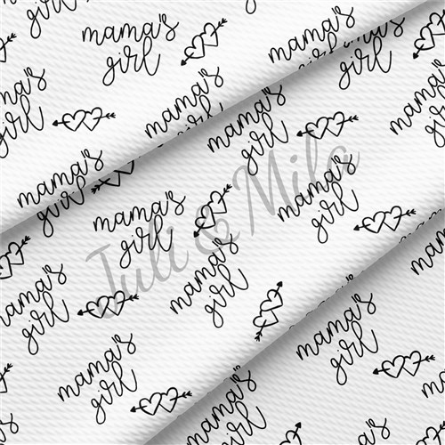 Printed Liverpool Fabric Mama's girl & Get a Free $89.99 Embroidery Bundle